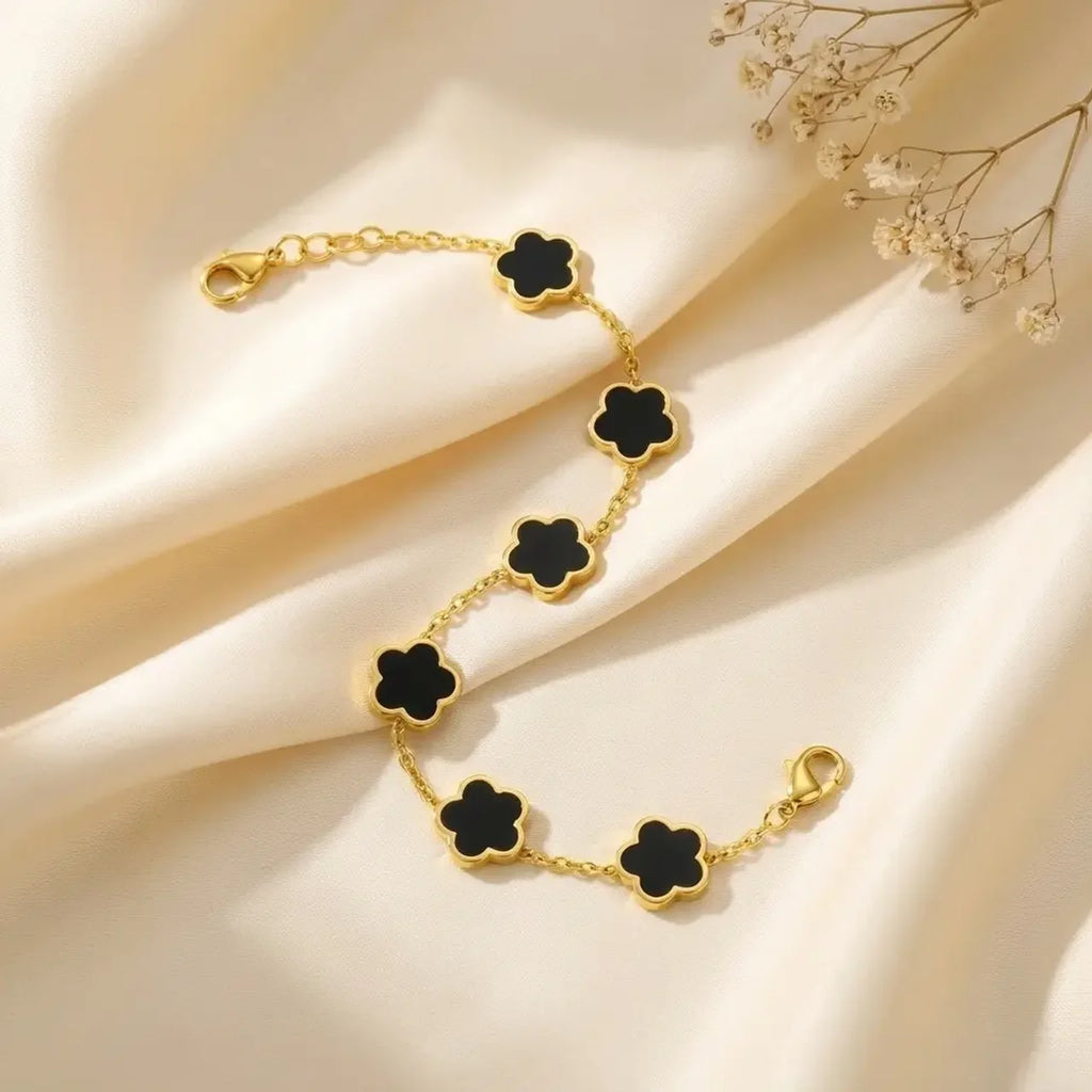 Lovienne™- Fleur Noire Bracelet
