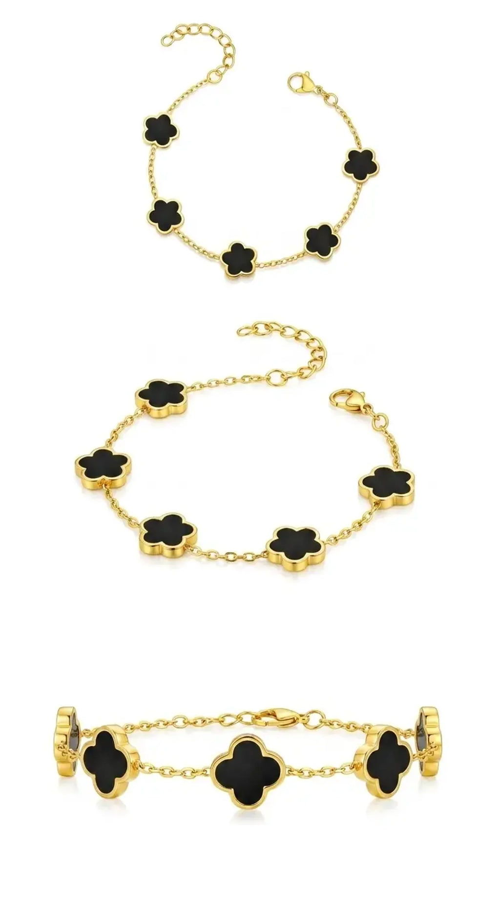 Lovienne™- Fleur Noire Bracelet