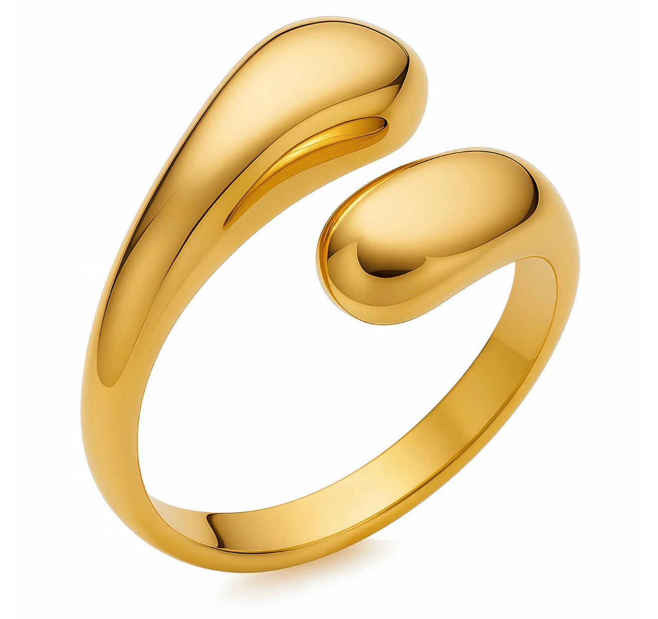 Lovienne™-  Éclat Fluide Open Ring